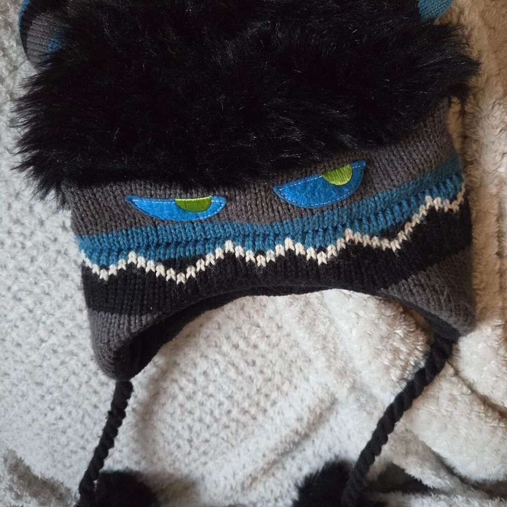 ABG Monster hat horn scarry eyes